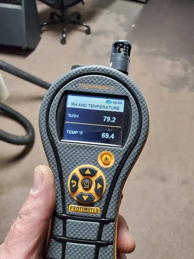 Moisture meter humidity assessment for Mold Remediation & Removal in Dexter